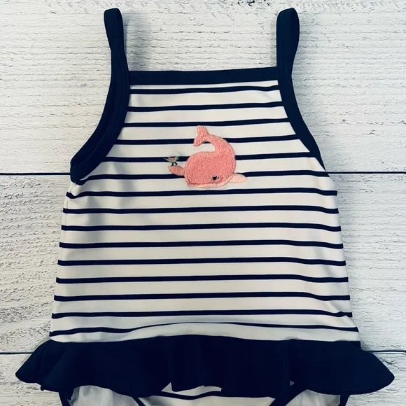 Janie and Jack Girls Swimwear Set Size 6-12 Months - Picture 5 of 6